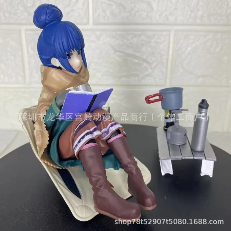 Figurka akcji Shima Rin z animacji kreskówkowej 2D - Piękna dziewczyna, ozdoba, kolekcjonerski model do zabawy, ręcznie robiony model do zabawek i hobby