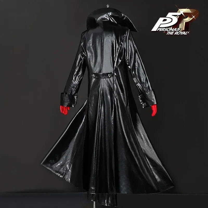 Game Persona Joker Ren Amamiya Cosplay Costume Leather Jacket Pants Gloves Full Set Party Anime Carnival Dress Up Adult Outfit
