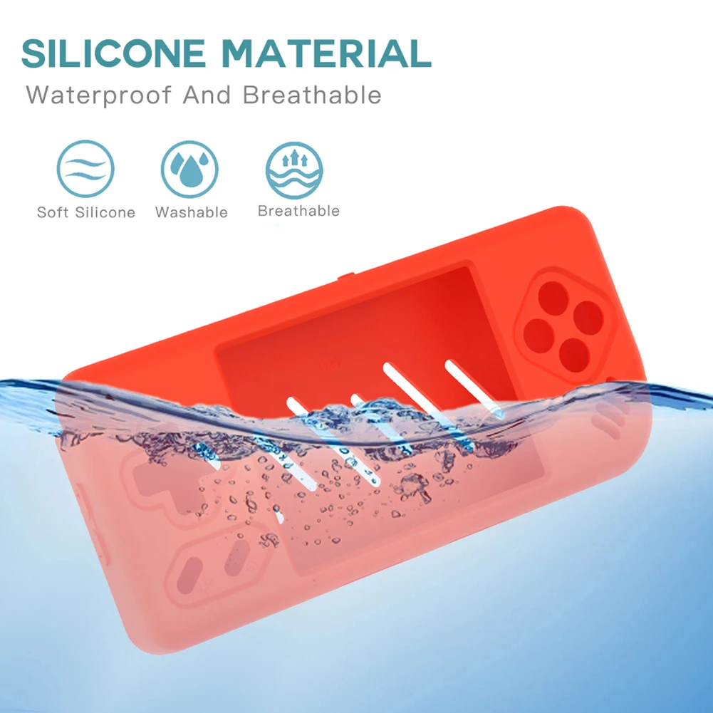 Funda protectora de silicona antiarañazos para consola de juegos portátil ANBERNIC RG28XX, 2,83 pulgadas