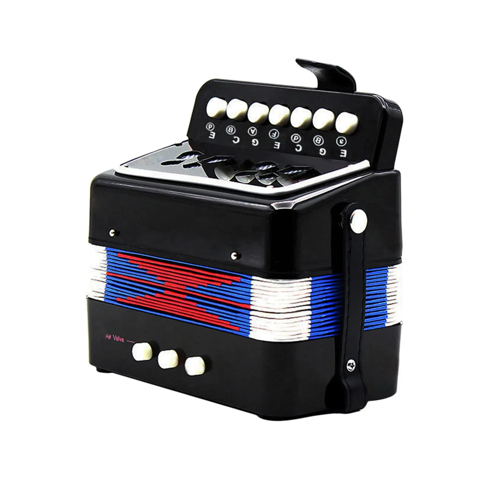 17 Keys 2 Bass Kids Accordion Classic Toys Easy to Play Accordian Mini Musical Instruments Valentines Day Gifts for Kids