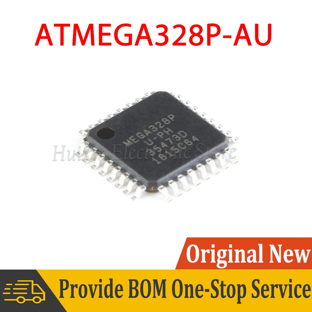 ATMEGA328P-AU ATMEGA328P 32TQFP Chip 8-bit Microcontroller 32K Flash Memory SMD New Original