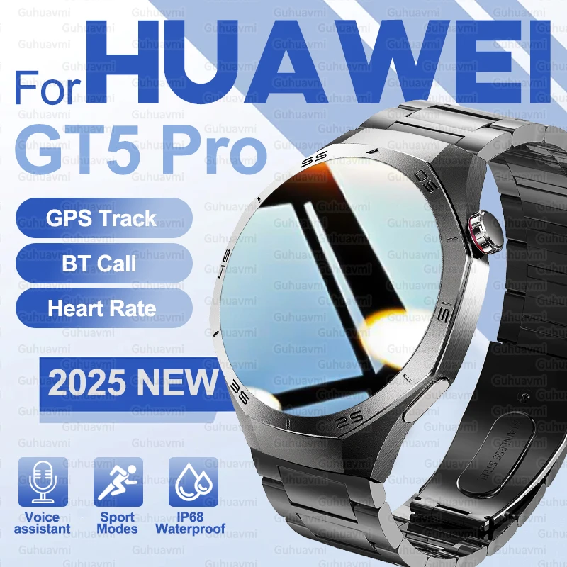 Для HUAWEI GT 5 Pro GPS Смарт-часы Мужчины 360*360 AMOLED Экран Сердечного ритма Bluetooth Вызов IP68 Водонепроницаемые мужские умные часы 2025 Новый Для HUAWEI GT 5 Pro GPS Смарт-часы Мужчины 360*360 AMOLED Экран Сердечного ритма Bluetooth Вызов IP68 Водонепроницаемые мужские умные часы 2025 Новый