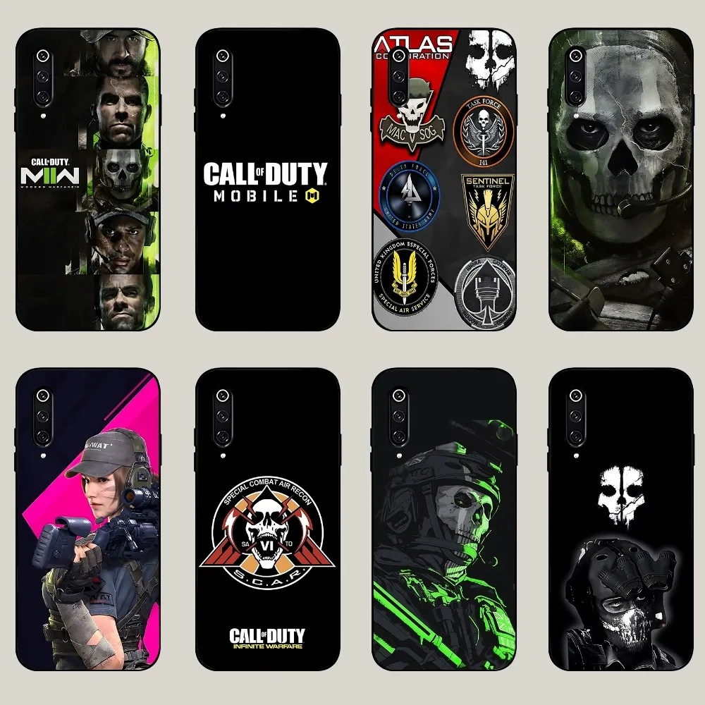 C-call Of D-duty Game Phone Case For Xiaomi 11 Redmi Note 11 5G 8T 9A 9 10T Note8Pro Note9 12SUltra Black Case