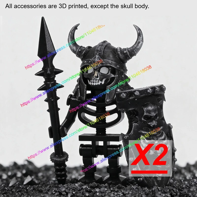 MOC Figuren Körperteile Bausteine Mittelalterliche Ritter Helm Bart Empire Hut Umhang Axt Hammer Sichel Mini-Bausteine Spielzeug Geschenke