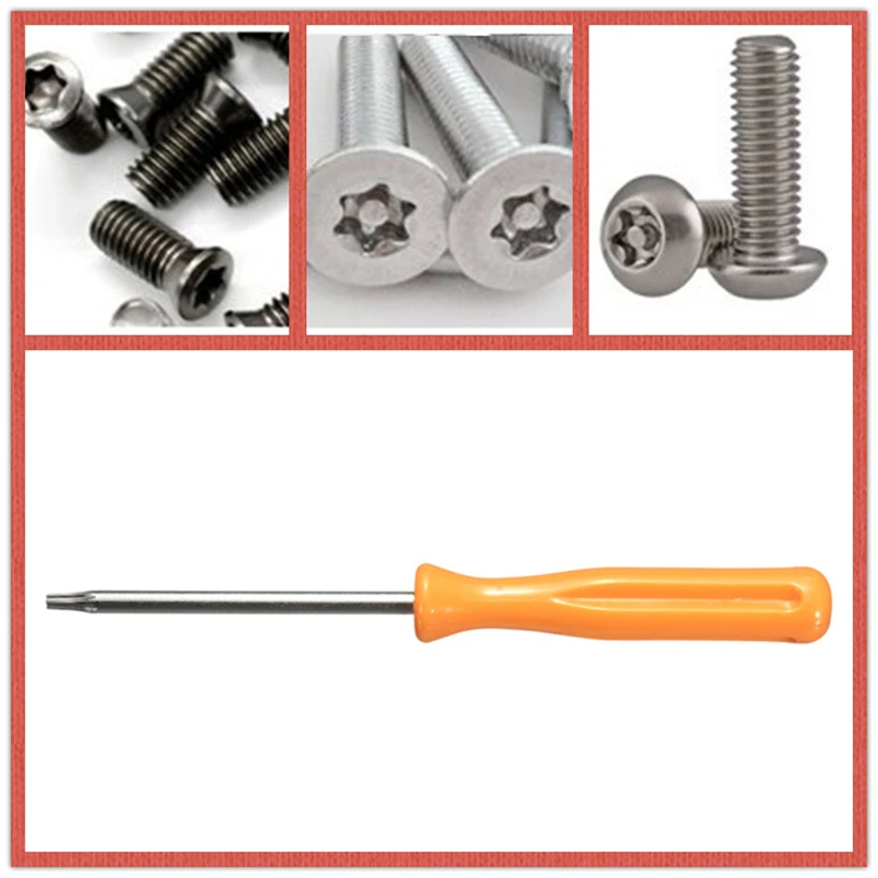 100X 100 مللي متر توركس T8 T10 أداة دقيقة أمنية لأجهزة إكس بوكس 360/ PS3/ PS4 فتحة مقاومة للعبث مع مفكات ثقب #2