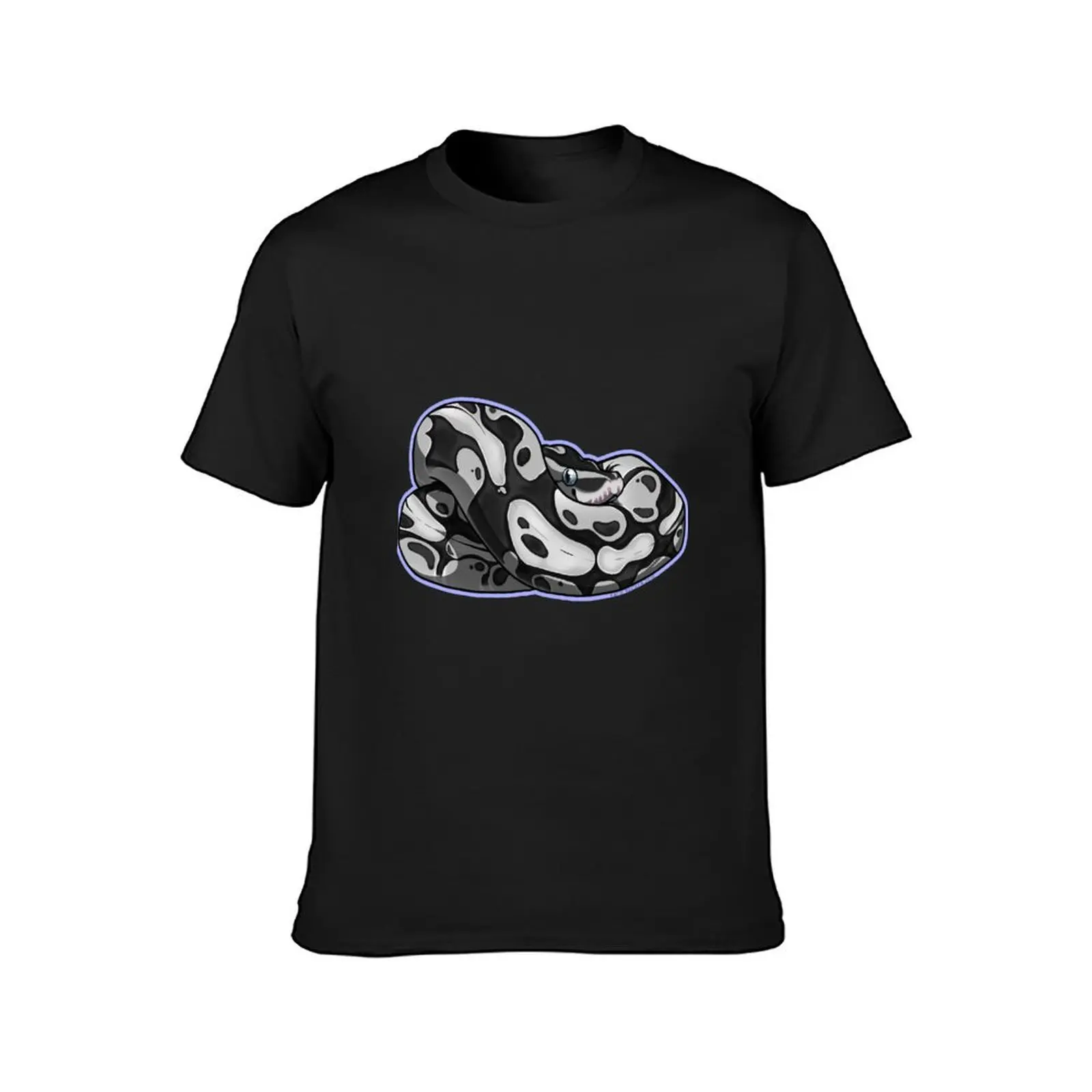 Axanthic Ball Python T-Shirt plus sizes summer clothes graphics mens t shirt graphic