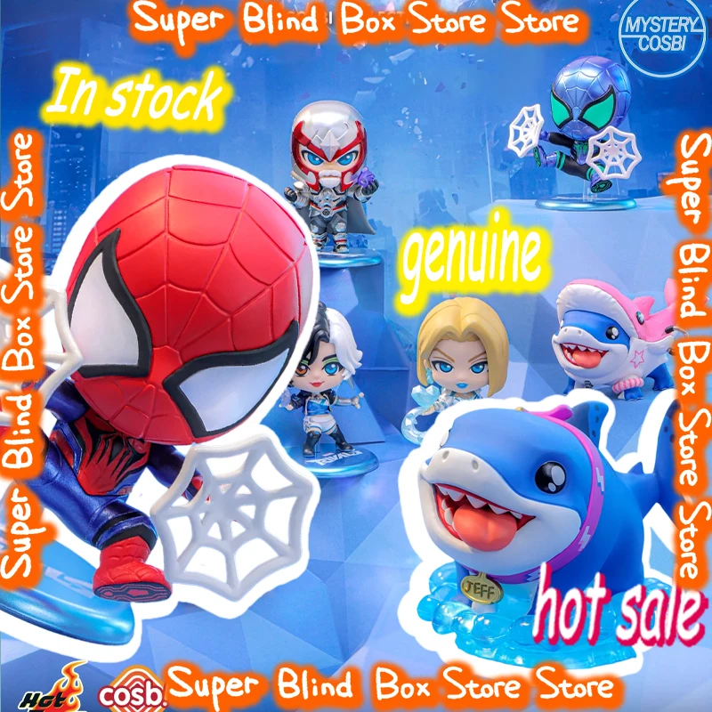 

Genuine Marvel Cosbi Rivals Series Blind Box Spider-Man Mini Figurine Collection Desktop Ornament Anime Fans Surprise Hot Gift