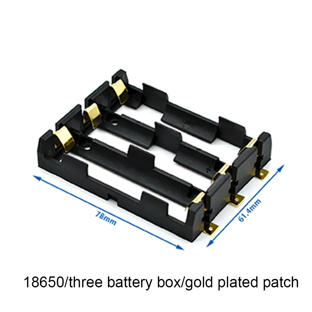 1x 2x3x4x SMT 18650 Series Battery Holder Box Storage Box Container Power Bank Storage Box With Bronze Pins SMT SMD Battery Box