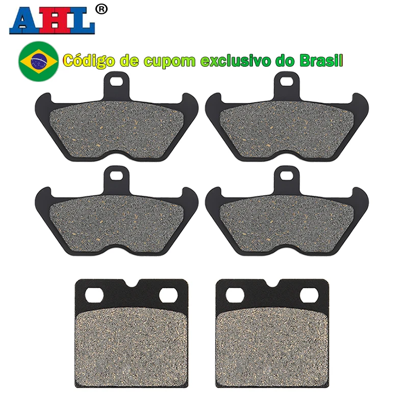 AHL-Pastilhas de freio dianteiras e traseiras para motocicletas BMW, K100RS, 1989-1992, K1, K1100LT, K1100RS, 1992-1996, K1200RS, 1996-2000, R1100RS, 1992-2001