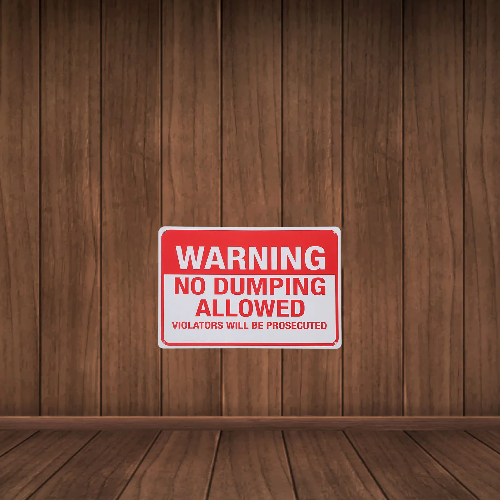 لا يوجد إغراق علامة تحذير حديدية ستتحمل أجهزة القتال في الهواء الطلق علامة تحذير السلامة للمناطق العامة بوابات الفناء السلامة المرورية #1