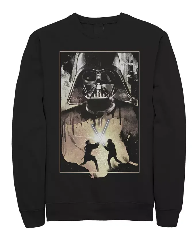 

Star Wars sci-fi round-neck hoodies for men and women, autumn and winter daily printed fleece pure cotton hoodies