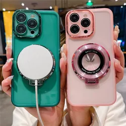 Stand Holder Phone Case For Xiaomi Redmi Note 14 Pro 5G 4G Note 14 Pro+ Plus 14C 14T POCO C65 C75 F6 X7 Pro Soft Silicone Cover