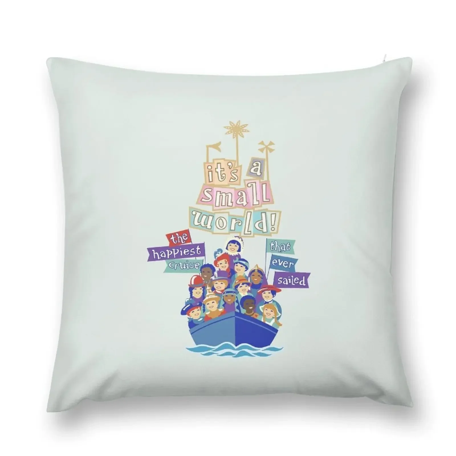 

It's A Small World Throw Pillow luxury throw pillow covers Custom Cushion Room decorating items pillow