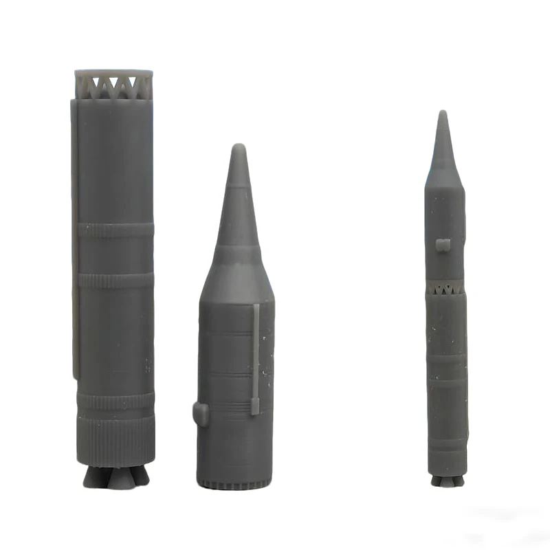 

5PCS DF-5C Missile Model 1/700 1/350 Scale 3D Printed Rocket Ornament Length 4.6cm 9.3cm for Collection Gift Military Enthusiast