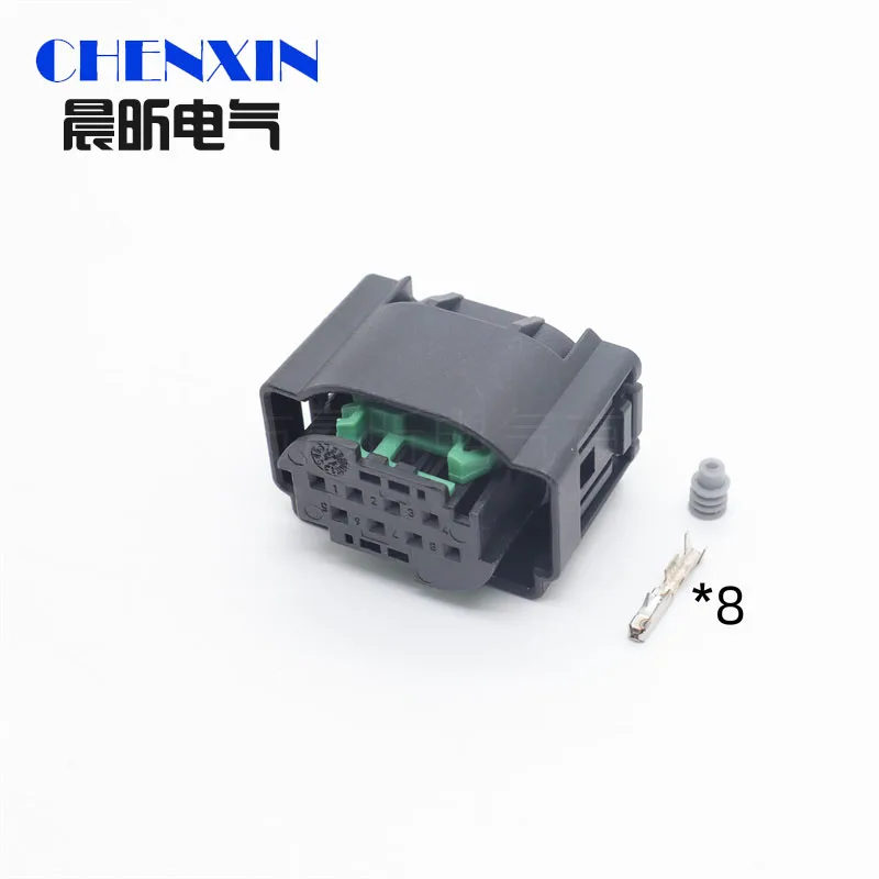 1Set 8 Pins 4F0972708 1-1534229-1 2-1534229-2 2-1534229-1 Car Small Current Wire Cable Waterproof Socket 1-929342-1 1-1418552-1