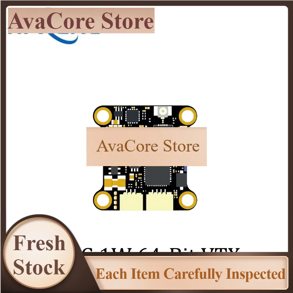 AvaCoreHPXGRC Ultra 1W 5.8G FPV VTX, 64-bit Video Transmitter with Strong Penetration Stable Signal Easy Installation, for RC Dr