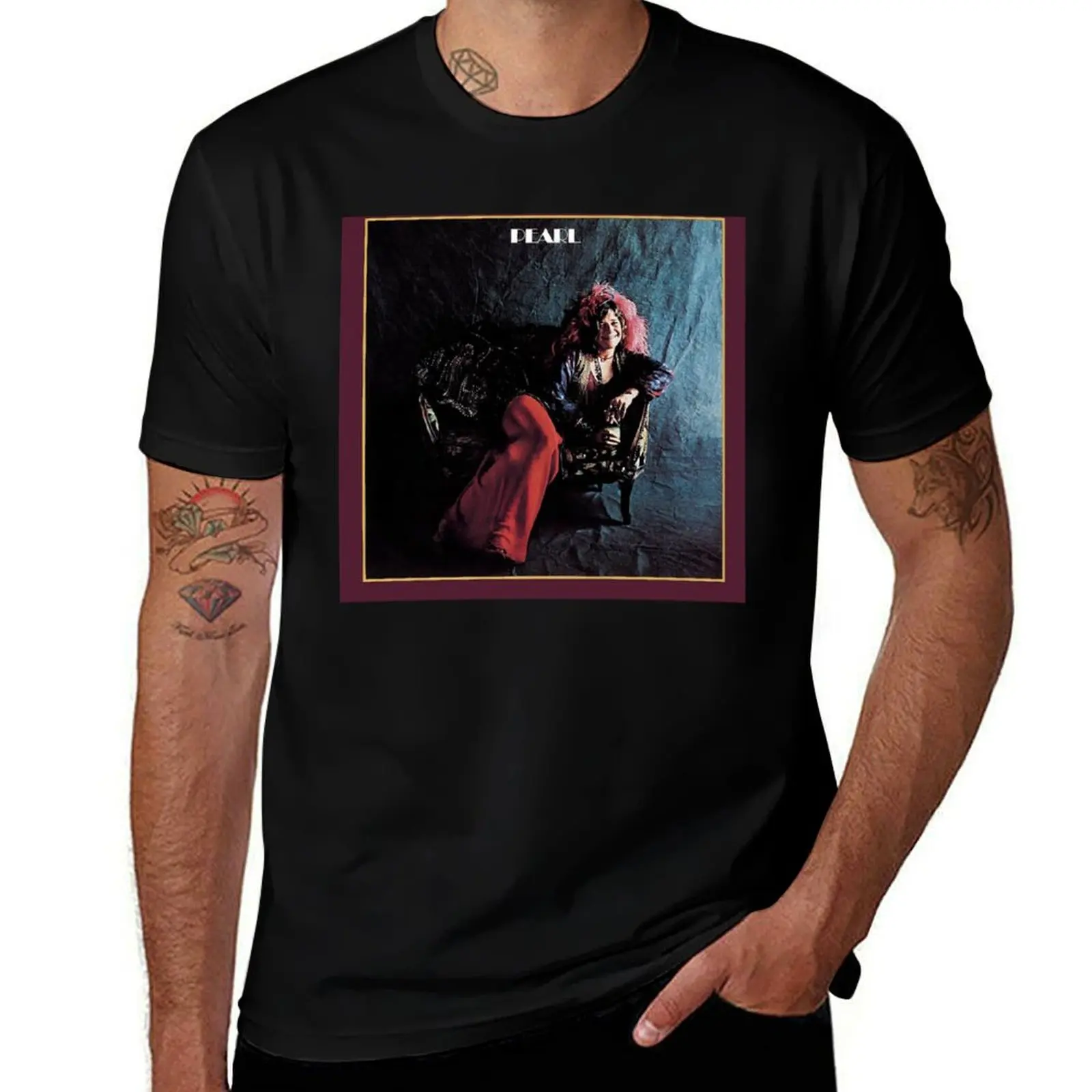 

Janis Joplin - Pearl Classic T-Shirt t shirts for man graphic vintage t shirt personalised man t shirts graphic T-shirt
