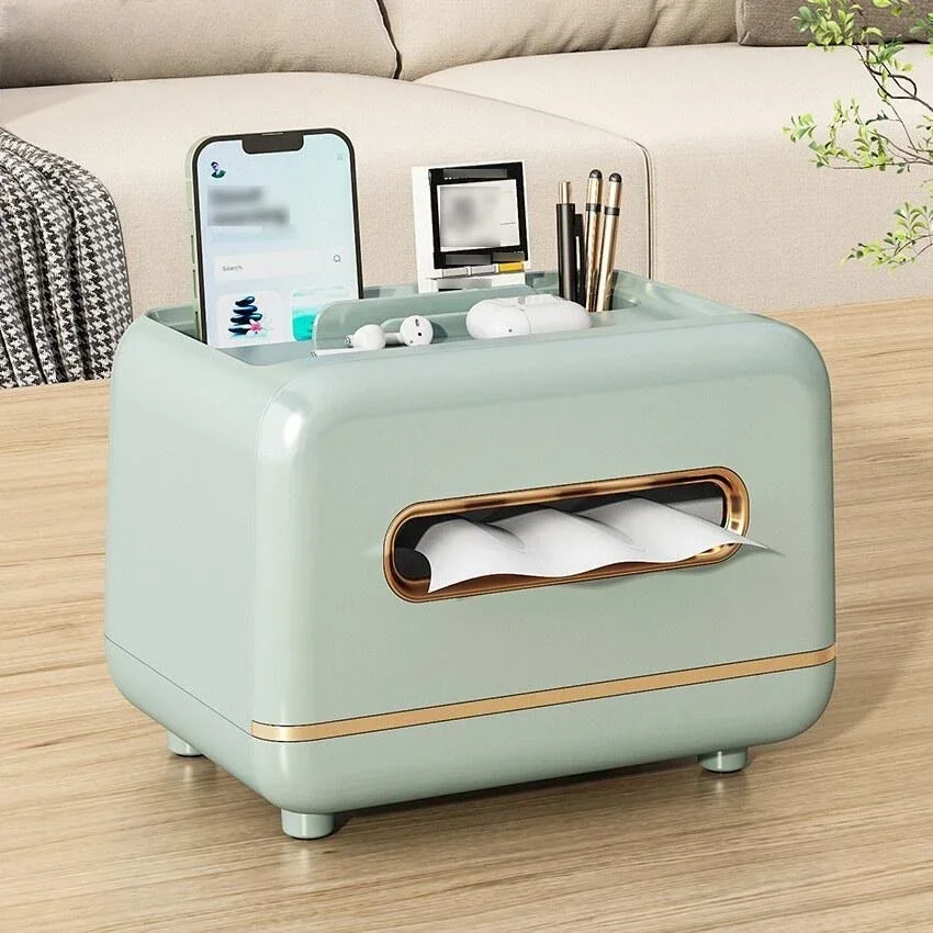 

Desktop Tissue Box Removable Slight Luxury Decorative Handkerchief Case Paper Storage Box Home Office Car Nordic Plastic Holder