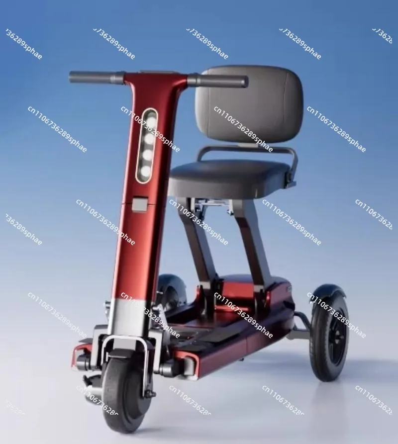 For The Elderly Small Foldable Outdoor Tricycle Travel Tool Convenient for Traveling Electric Scooter