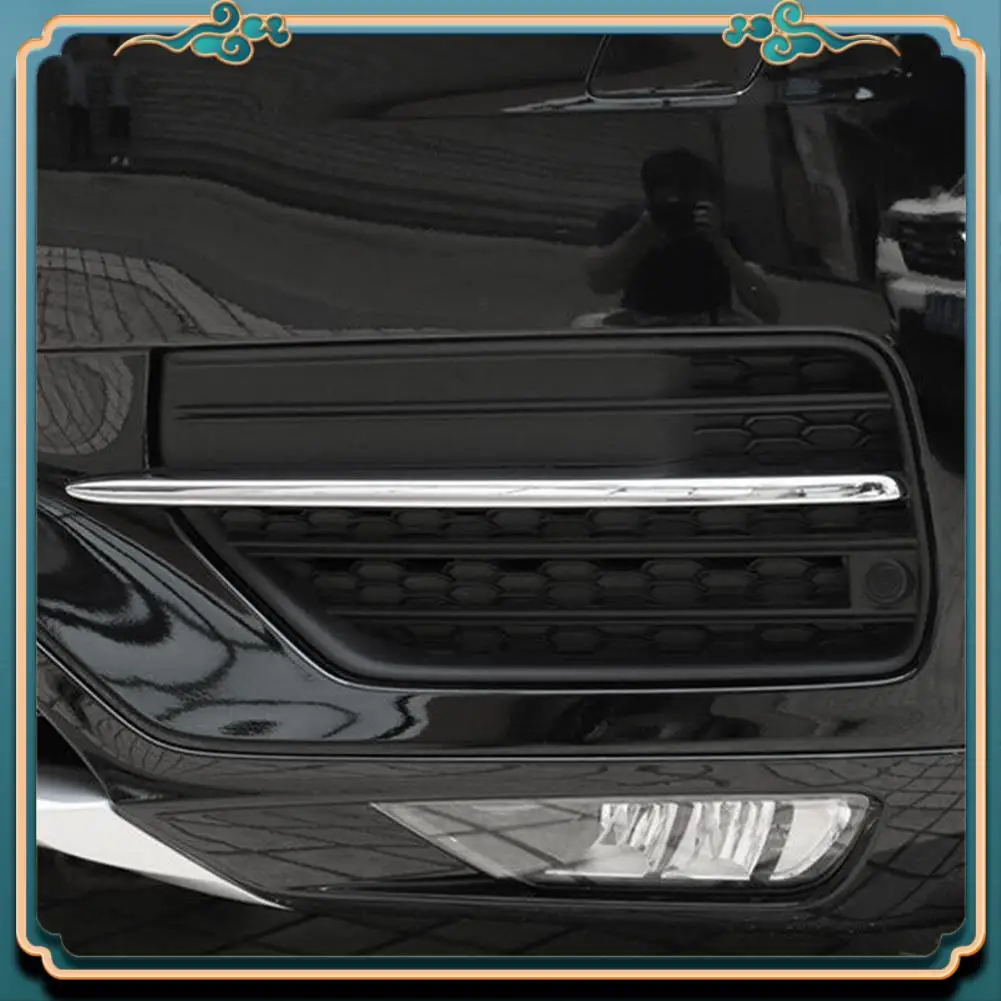 

Latest Car Front Bumper Fog Light Eyelid Molding Cover Strip Trim For VOLVO XC90 2016-2020 Car Accessories
