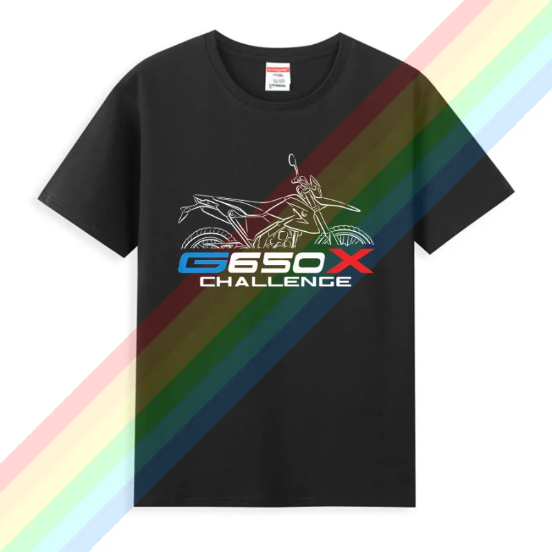 

2024 Men T Shirt Casual Country G650 Xmotm T-shirt Graphic Summer Short Sleeves 100% Cotton Cool Tee motorcycle T shirt S-3XL