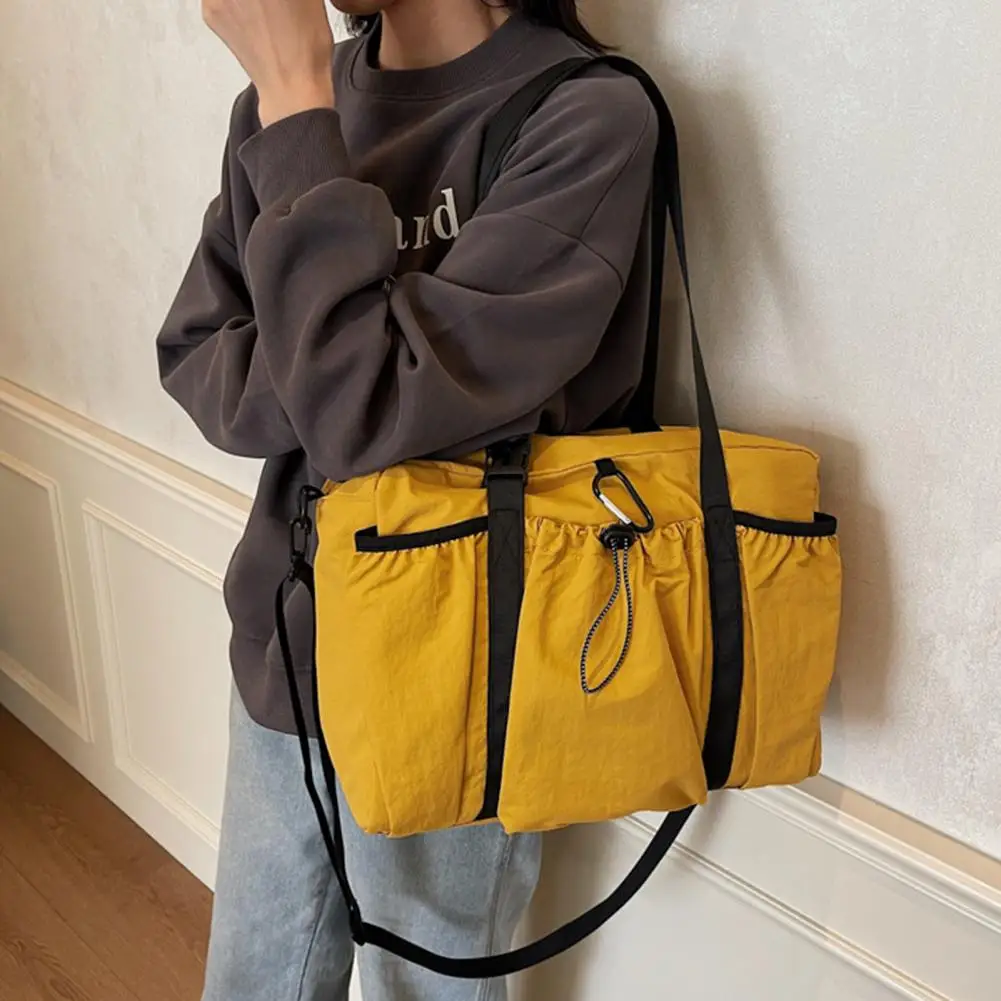 

Travel Duffel Bag with Shoe Compartment Weekend Getaway Duffel Bag with Wet Clothes Compartment Shoe for Sports for Men