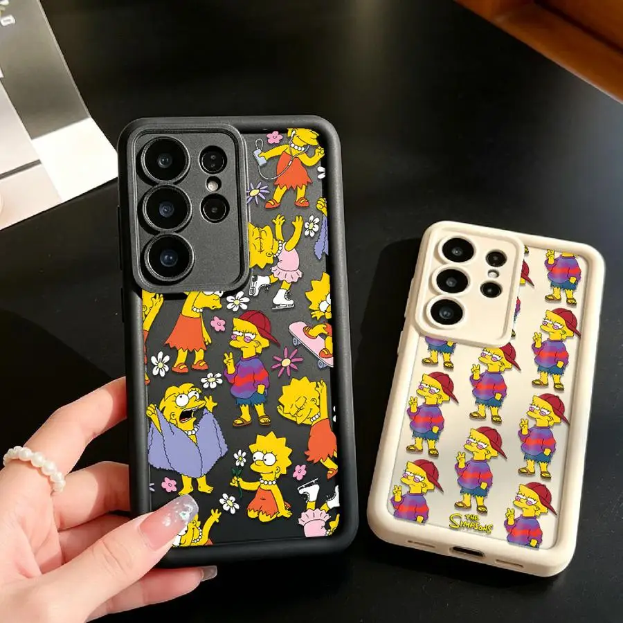 The S-simpsons Lisa Phone Cover Case for Samsung Galaxy S26 S23 FE S22 S25 Ultra S21 S20FE S24Ultra S25 Edge S24 Plus