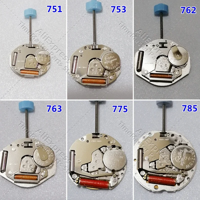Movimiento de reloj 751/753/762/763/775/785/705/715 Swiss Randa nuevo movimiento Original