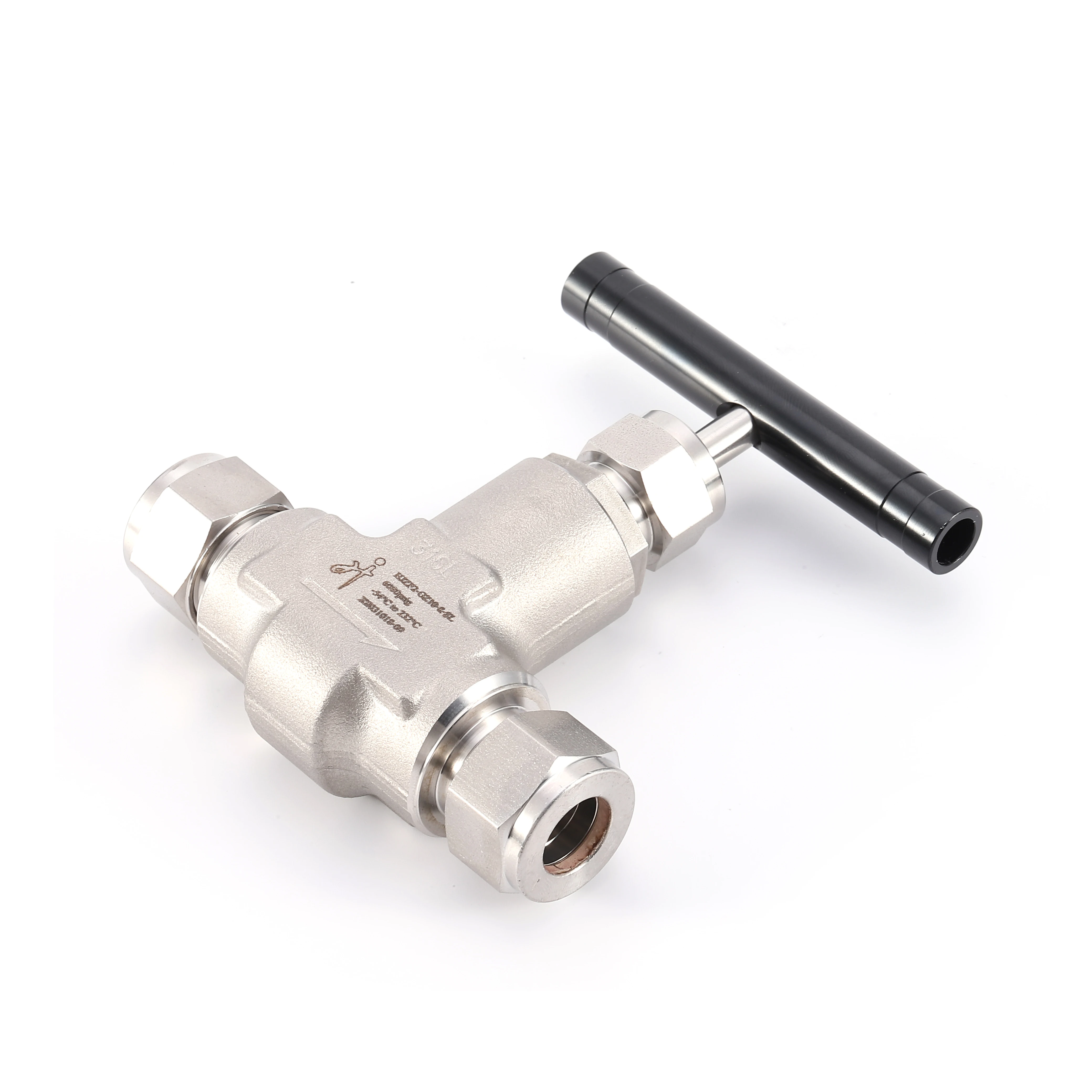 Integral Fordeg Body Needle Valve SS316 10,000psi วาล์วควบคุมการเชื่อมต่อท่อ