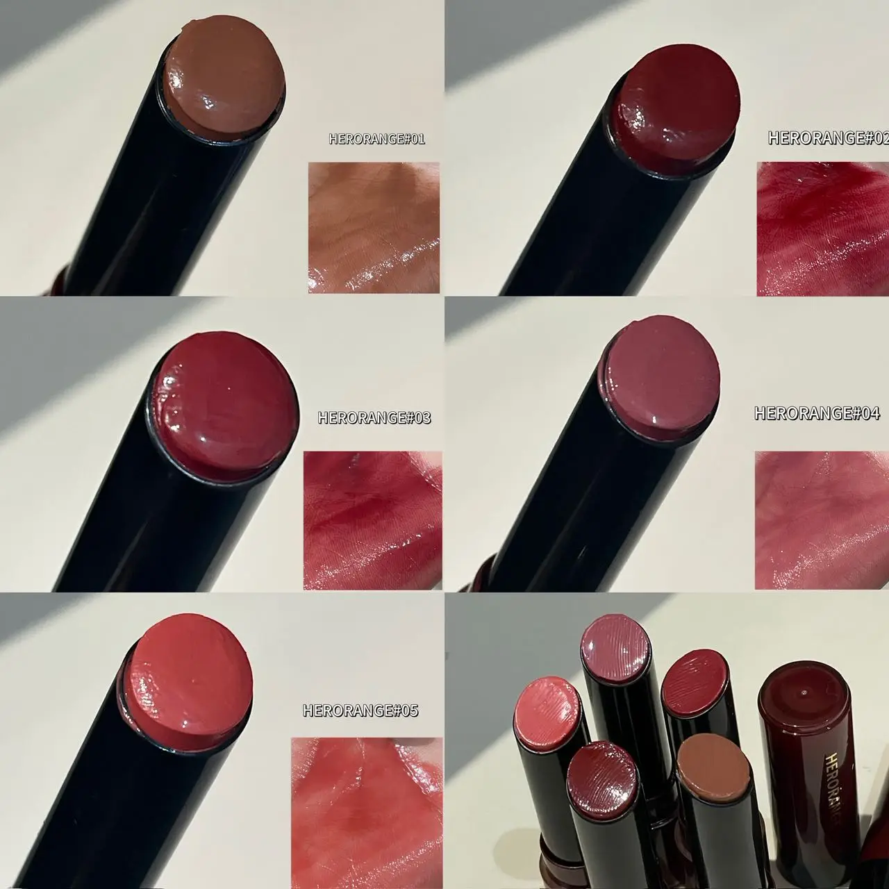 Rossetto effetto specchio con marmellata di biancospino, lucidalabbra a lunga durata, illuminante, idratante, tinta labbra nude marrone effetto gelatina