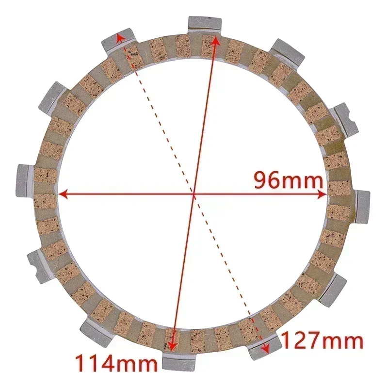 Clutch Plate For SUZUKI GSF250 Bandit GJ74A GSXR GSX-R LT-F LTF 160 GSF 250 GSX-R250 GSXR250 GJ72A LT-F250 LTF250 LT-F160 LTF160