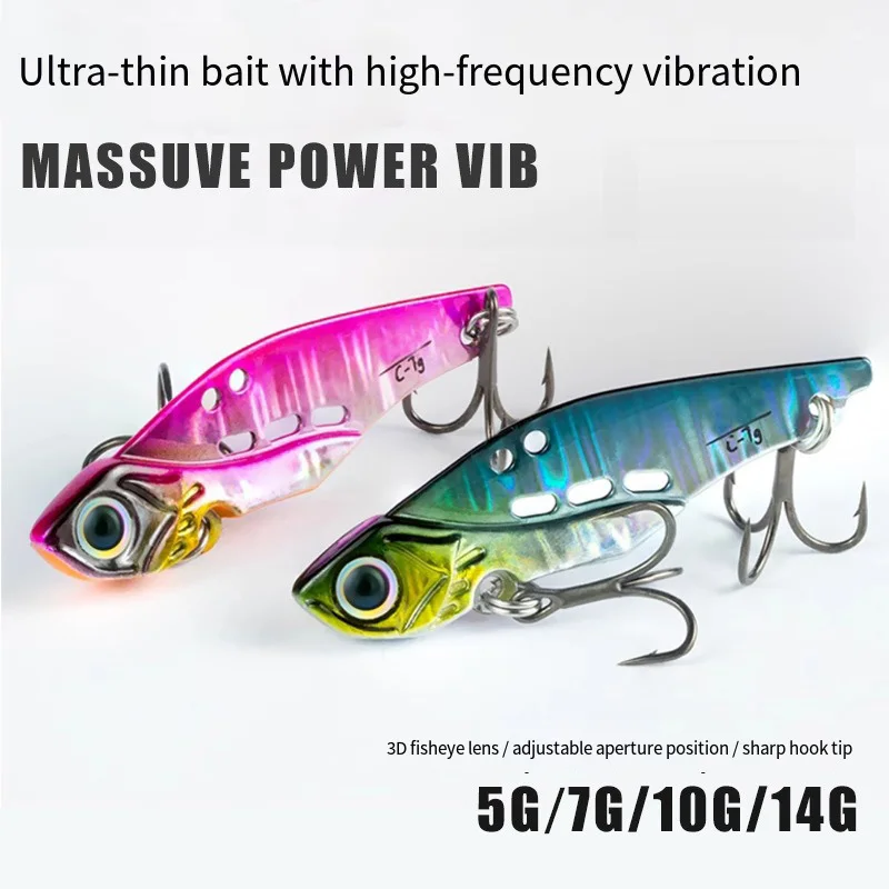 VIB Angelköder 3g 5g 7g 10g 14g Spinner Löffel Vibration Sink Jerkbait Swimbait Metall Jig Löffel Köder Crankbait Bass Forellenköder