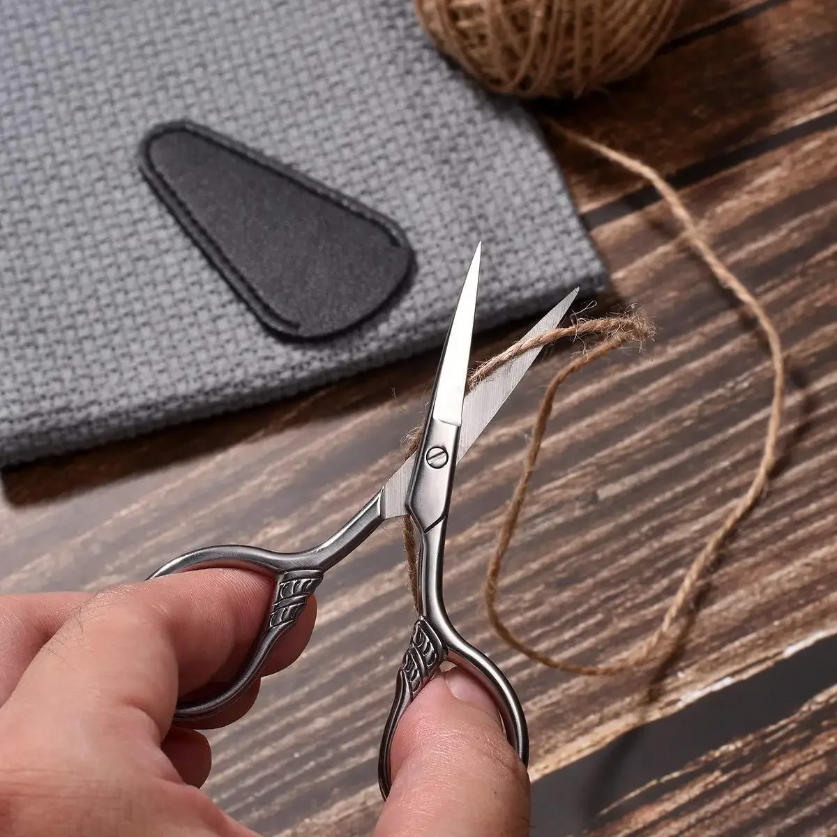 1Pcs For Manicure Grooming Nail  Stainless Steel EyebrowsScissors Nose Hair Tool Small Makeup Cuticle Beard And Mustache Trimmer