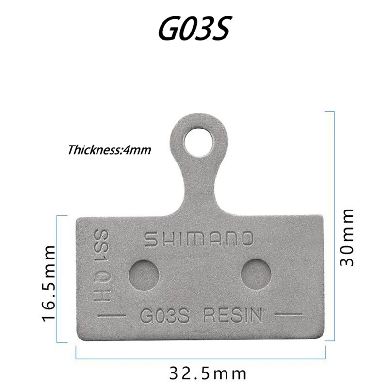 G03S MTB Resin Disc Brake Pads DEORE XT SLX DEORE G03S Resin Brake Pad Mountain SHIMANO M7000 M8000 M9000 M6000 M615 S700 CX77