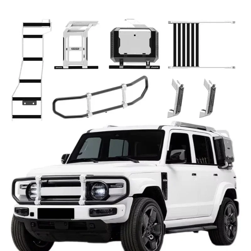 

Прочная высококачественная багажная лестница-багажник на крышу автомобиля в западном стиле, защитный бампер (бульбар) для Chery Icar V23, аксессуары