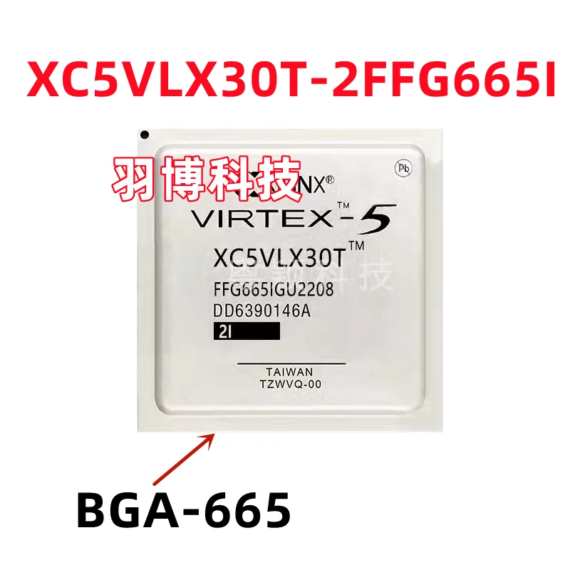 1PCS XC5VLX30T-2FFG665I BGA-665 Original Integrated circuit