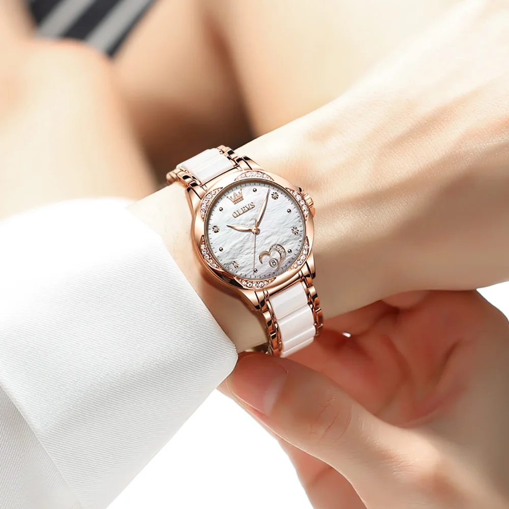 

Luxury Brand Automatic Mechanical Wrist Watch For Women Elegante Waterproof Ladies Relogios Feminino Reloj Mujer Montre Femme