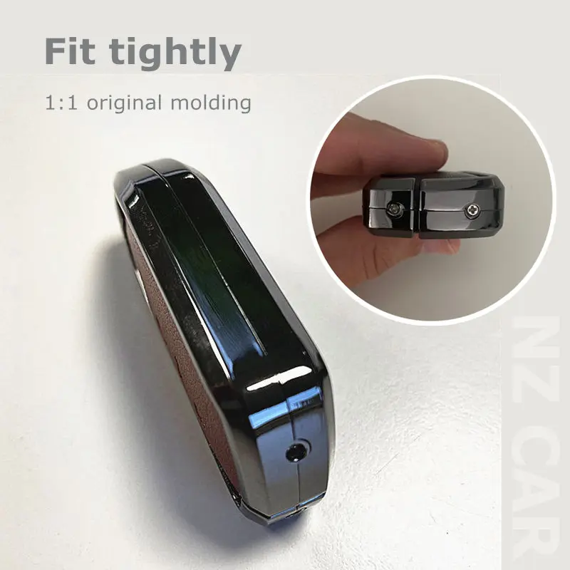 Key Case Cover For VW Volkswagen ID3 ID4 ID6 Golf 8 Teramont X Atlas X Cross Sport MK4 MK8 Metal Leather Fob Car Accessories