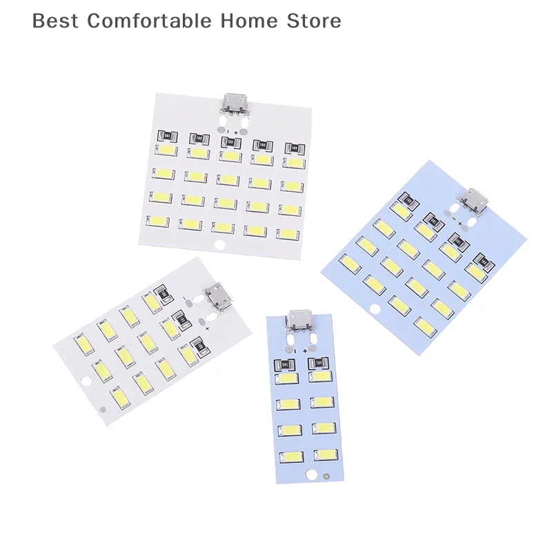 

Mirco USB Interface 5730 SMD 5V 430mA~470mA LED Lighting Panel USB Mobile Light Emergency Light Night Light DIY Desk Lamp