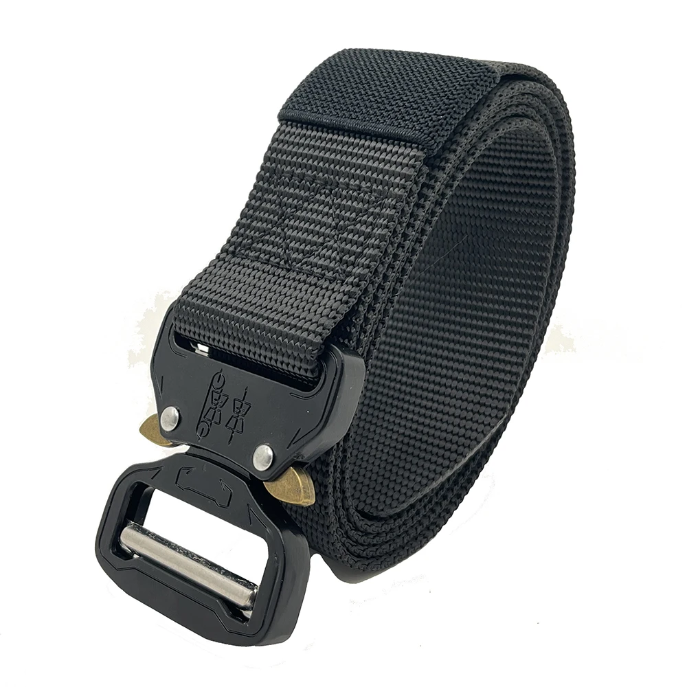 Cinturón táctico hombre multifunción nailon para caza y aire libre - imagen 4