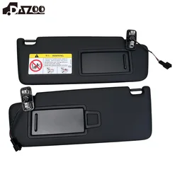 5GG857551 5GG857552 For VW Golf 7 MK7 2013-2021 Black Grey Front Sun Visor Panel With Makeup Mirror Sunshield 5GG 857 551