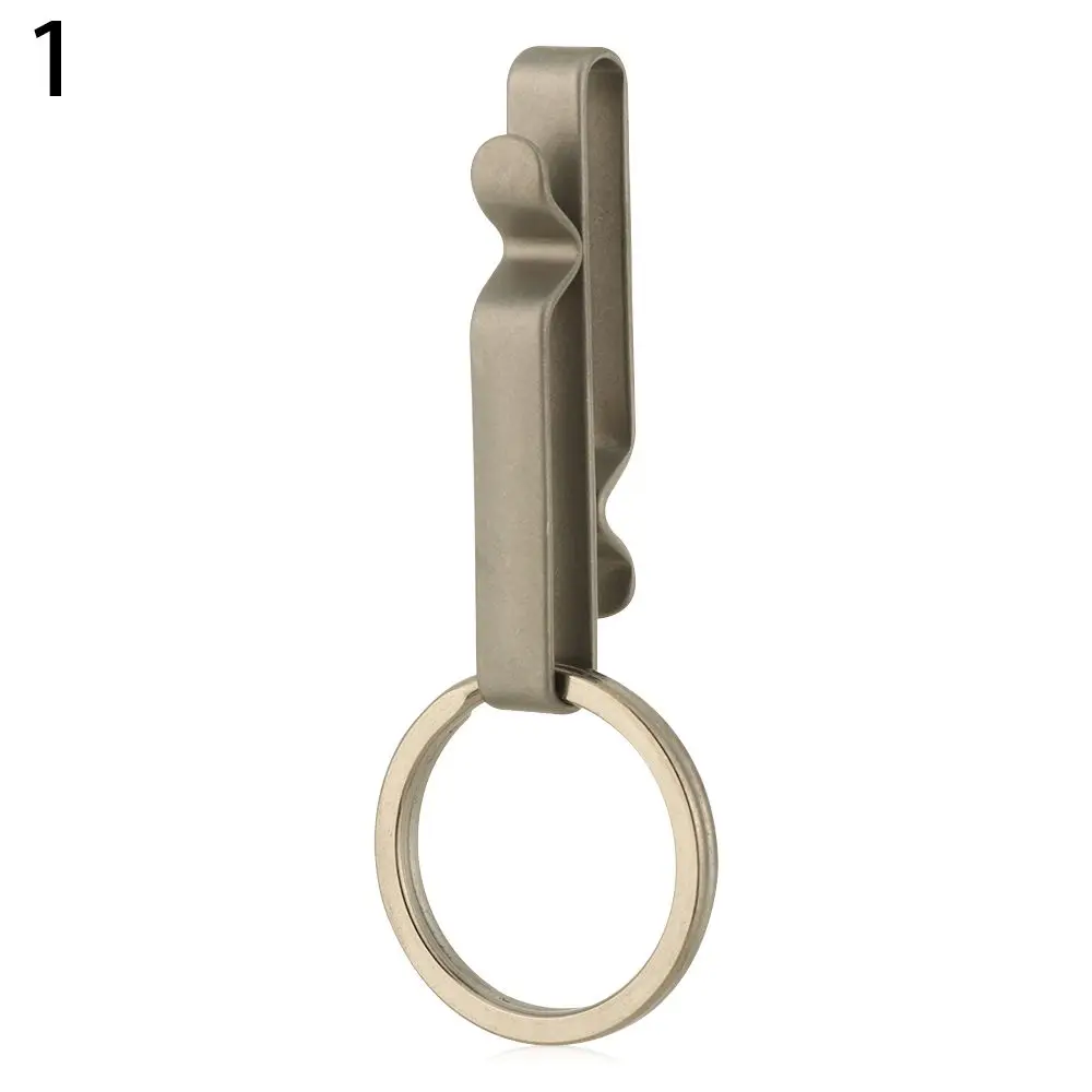 Corkscrew Ribbon Ending Buckles Molle Webbing Buckle Belt Clip Key Ring Quick Draw Keychain Hanging Buckles