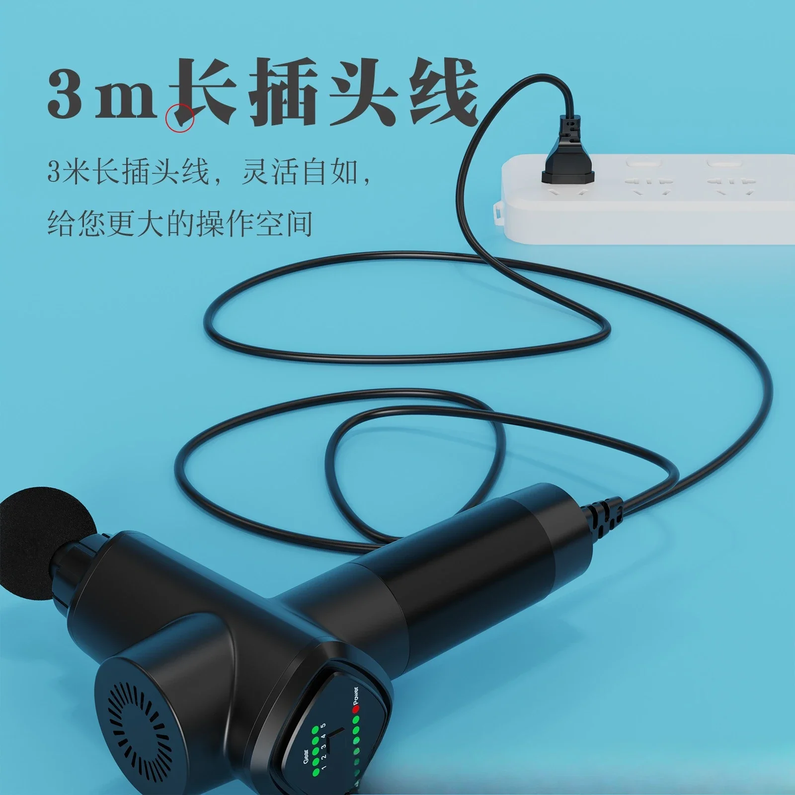 

Массажный пистолет для спортивной терапии мышц, расслабления тела, снятия боли и вибрационного массажа