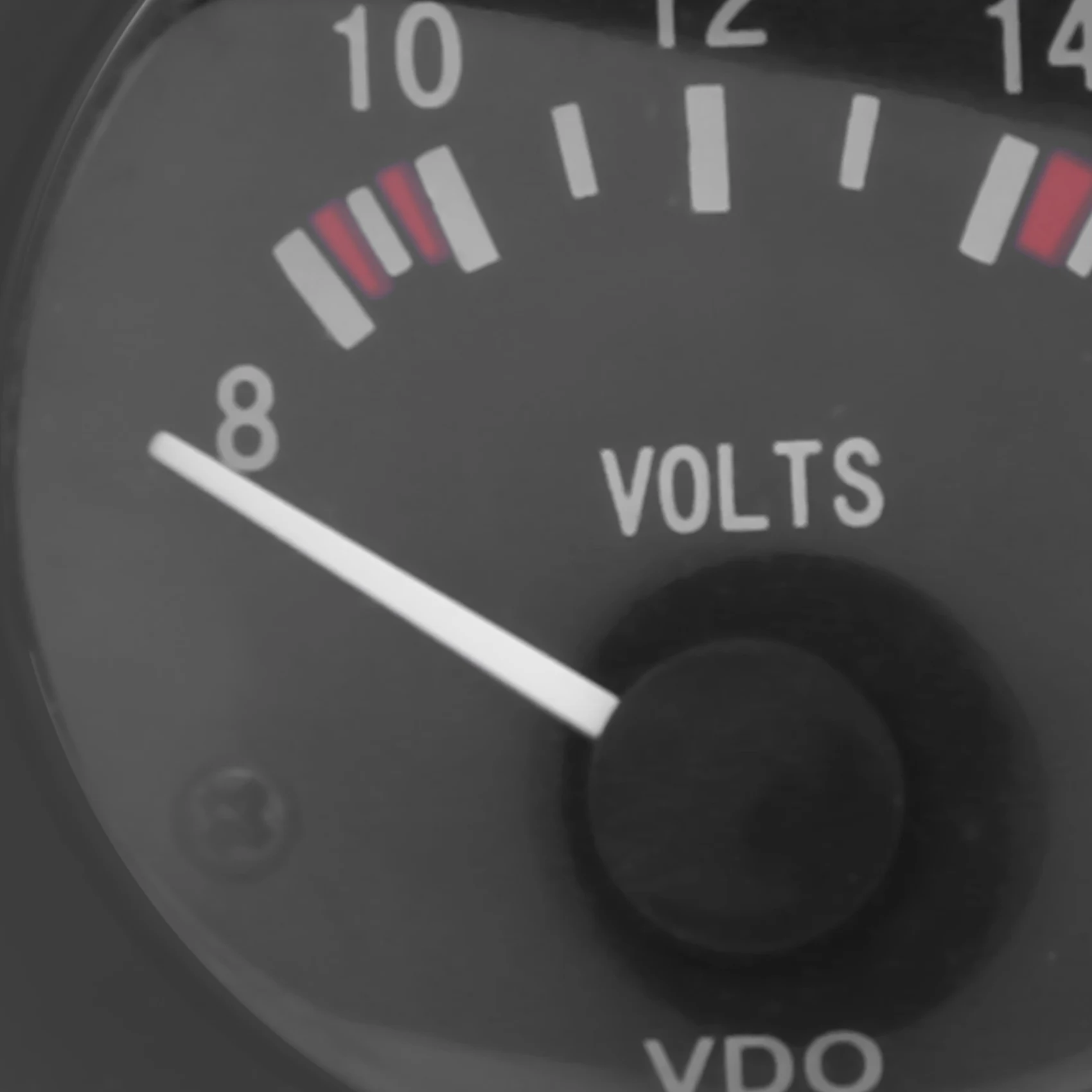 Leading-VDO Voltage Gauge 12V VDO Battery Voltmeter Unit Voltmeter Instrument Accessories