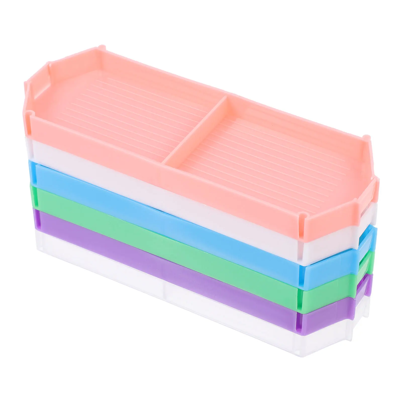 

6 Pcs Diamond Trays Bead Sorting Tools Container Supplies Storage Tray Rhinestone Mixing Picture Embroidery Craft Projects