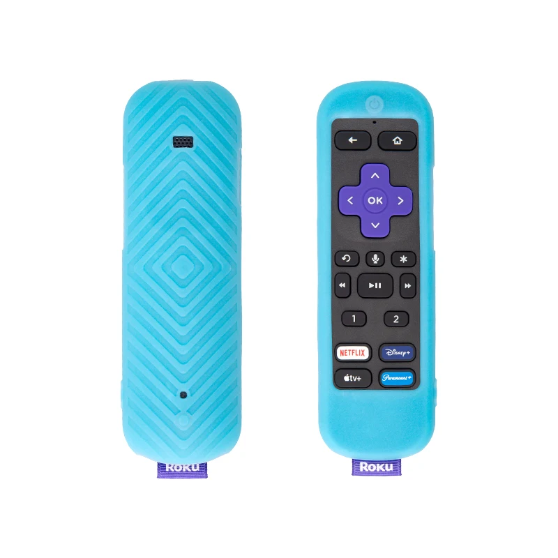 TCL Roku TV Steam Wand 3600R Remote Control Protective Case, Silicone Cover Shockproof Remote Control Skin, Anti-Slip Universal