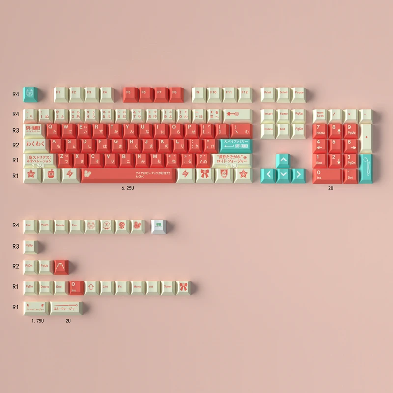 Gmk Play House 23/129 Keys Cherry Profile Pbt Keycap Dye-Sub English Custom Personality Keycaps For Mechanical Keyboard 61/64/68