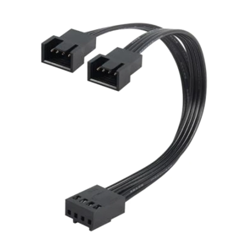 

SZSU Motherboard Fan Splitter Cable 4Pin PWM, Supports Two Fan, 10cm Short Tined Copper Wire