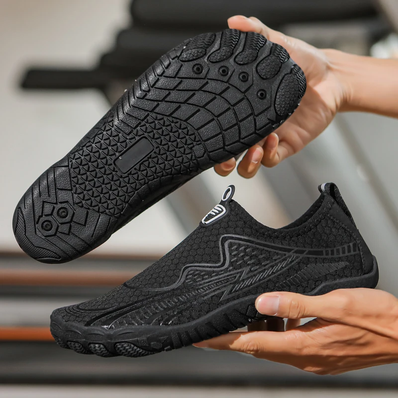 Beach Quick-Dry Water Shoes Five Fingers Non-Slip Barefoot Shoes Men's Women's Sports Comfortable Breathable Unisex Sneaker