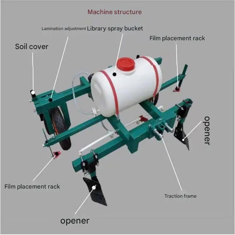 High Efficiency Sweet Potato Laminating Machine Four-Wheel Belt Labor Saving Whole-Process Agricultural Machinery Parts
